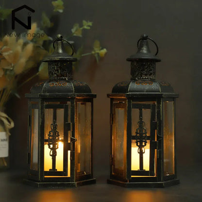 1 Vintage Nordic Candle Holder Lantern.