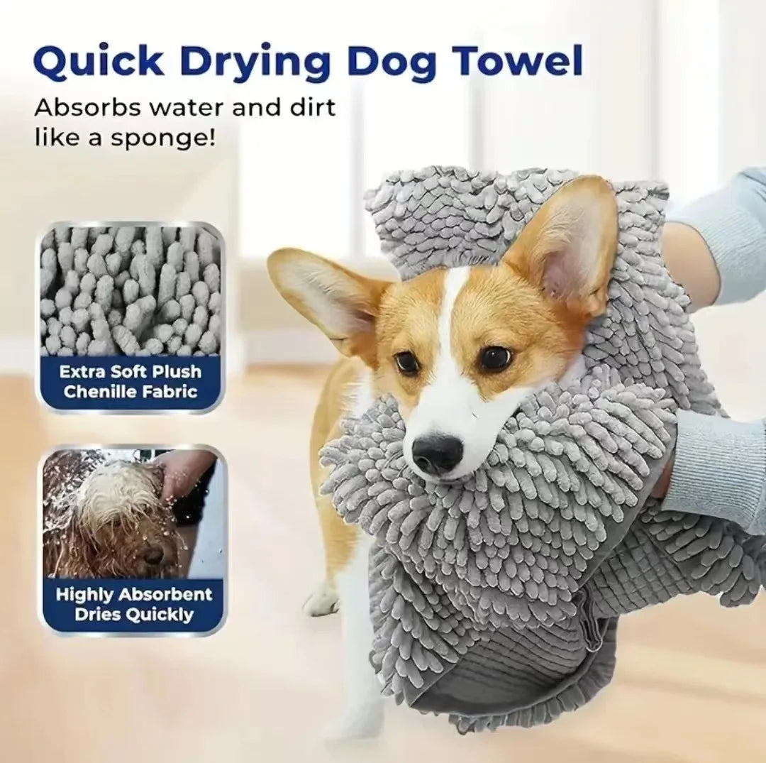 Absorbent Quick-Drying Pet Towel