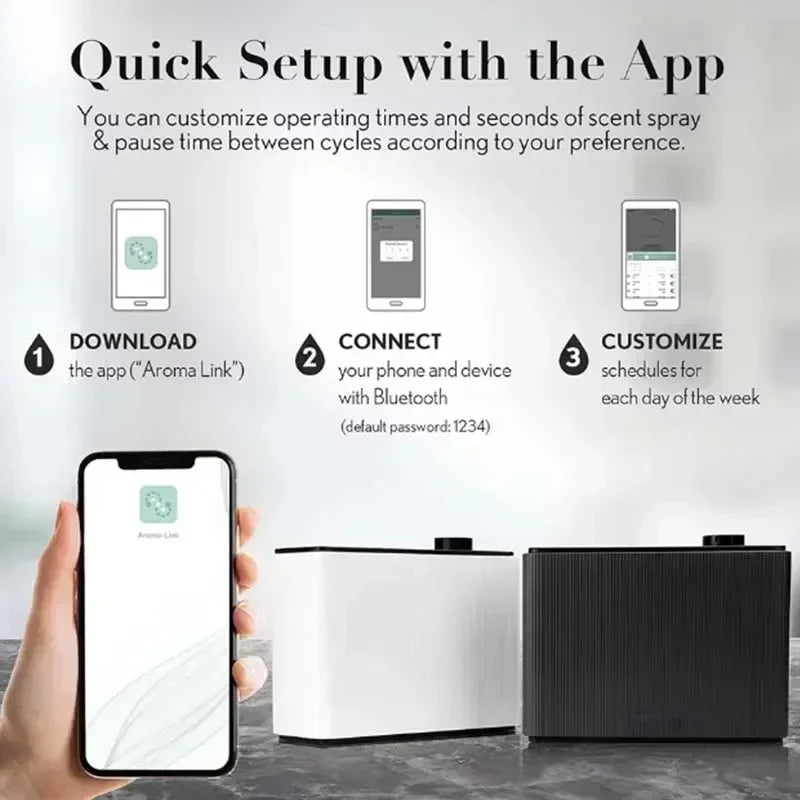 1000ML Fragrance Smart Diffuser with WIFI/ Bluetooth