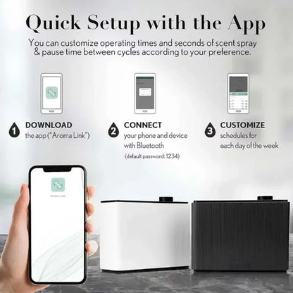 1000ML Fragrance Smart Diffuser with WIFI/ Bluetooth
