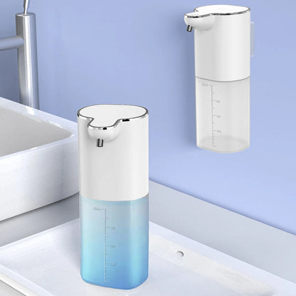 400ml Automatic Soap Dispensers Wall Mounted Touchless Hand Soap Dispenser USB Charging 4 Levels Adjustable for Bathroom Kitchen