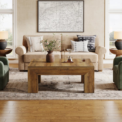 39.4-Inch Square Coffee Table
