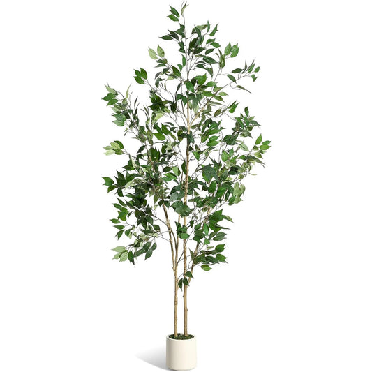 Artificial  Silk Ficus Tree in 5ft, 6ft & 7ft Heights with Planter